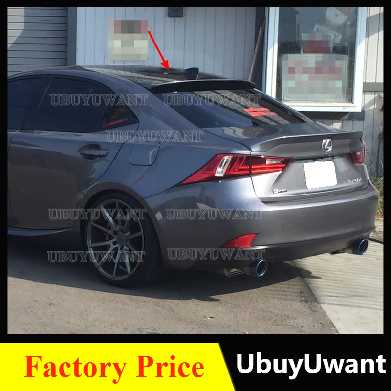 

Carbon Fiber Rear Roof Spoiler Fit For Lexus IS IS250 IS300 IS350 2013 2014 2015 2016 2017