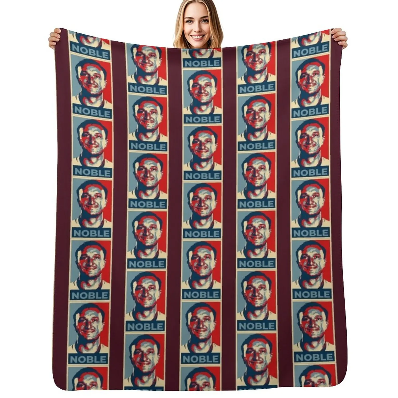 

Mark Noble (Hope) Throw Blanket Flannel Furry Decorative Sofas christmas gifts Blankets