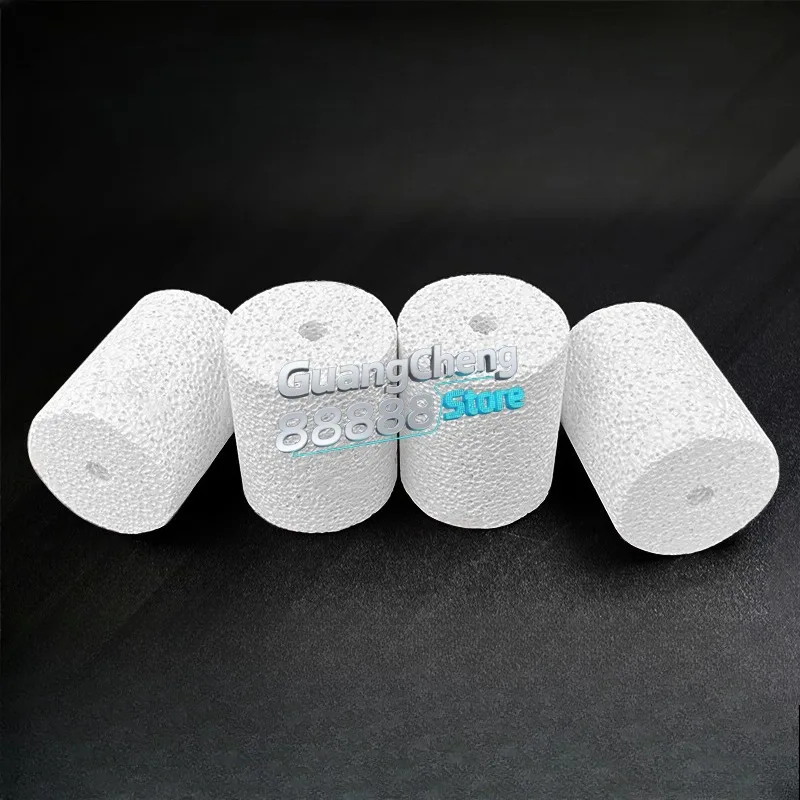 1PC Alumina Ceramic Furnace Plug for Laboratory Corundum Tubular High Temperature Resistant Thermal Insulation Tube Plug
