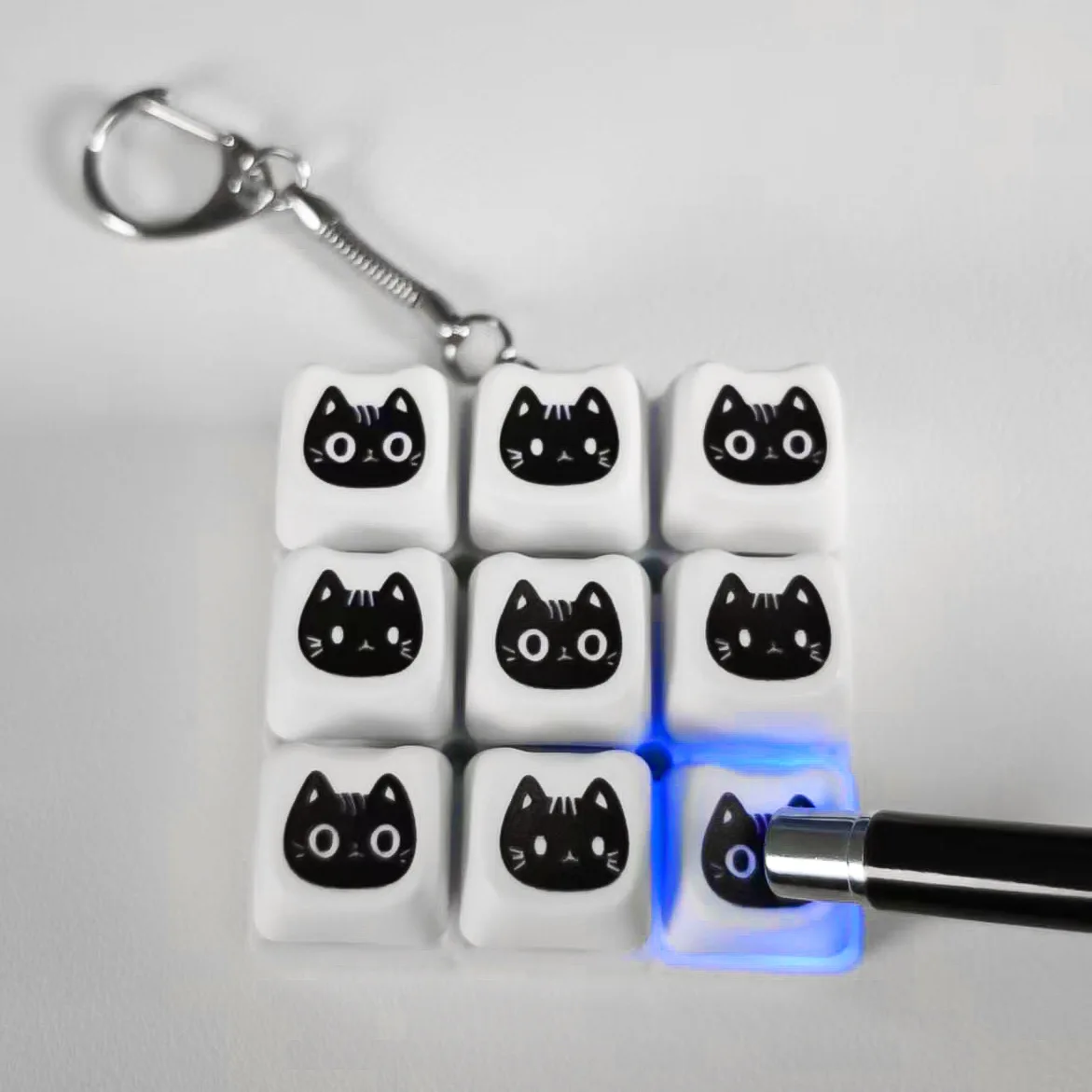 chaveiro-luoxiaohei-para-alivio-do-estresse-keycap-de-4-teclas-9-teclas-teclado-mecanico-personalizado-keycap-mao-luz-de-fundo-rgb-pingente-de-bolsa-acessorios-de-cosplay