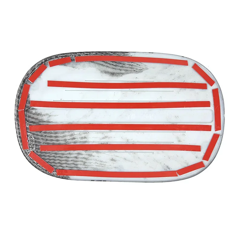 

For 2020-2024 Land Rover Defender 110 Fuel Tank Lid Decorative Sticker ABS Carbon Fiber Pattern Car Accessories