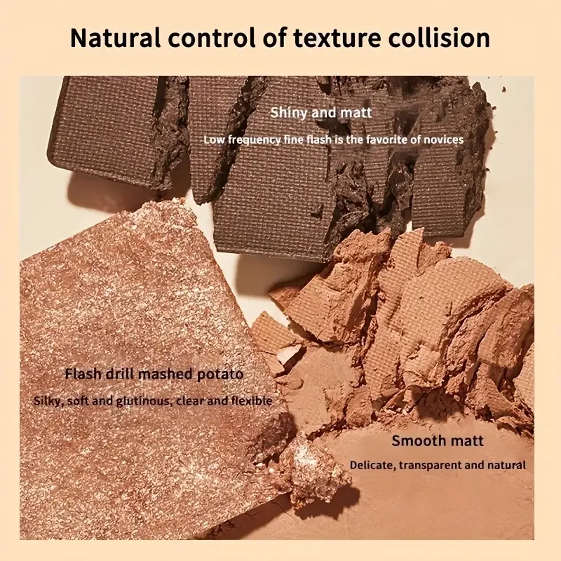 펄 광택 및 매트 마감이 있는 아이섀도 팔레트 - 9가지 색상 아이섀도 팔레트 오래 지속되는 메이크업 팔레트, 다용도 메이크업