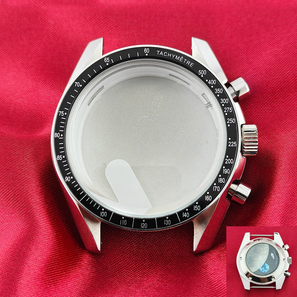 vk63 cases 39.7MM VK63 Watch Case Moon Watch Metal Case VK63 Chronograph Case Fits For Speed Master VK63 Case VK64 Case Modified