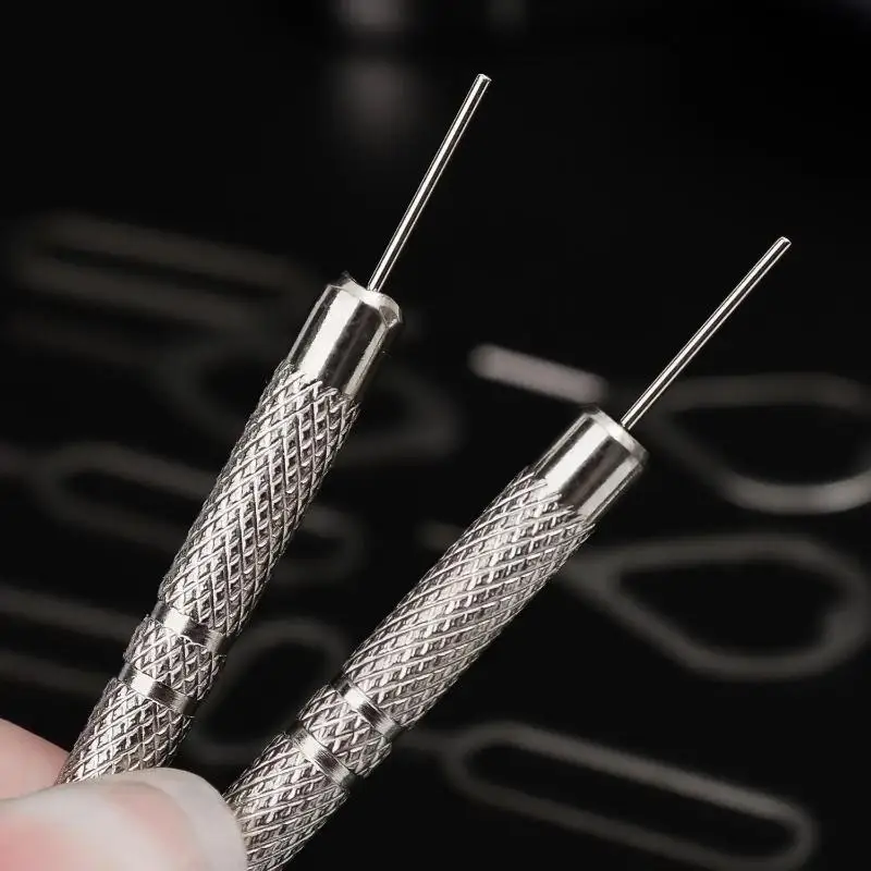 16Pcs Sim Card Eject Pin Needle Universal Mobile Phone Steel Ejector Pin SIM Card Tray Opener Keyring For