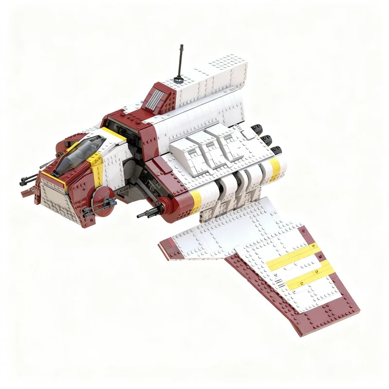 2317PCS MOC Star Battle Republing Nu Class Attack Shuttle Space SpaceShip Model Custom Building Blocks DIY Creative Ideas Gift