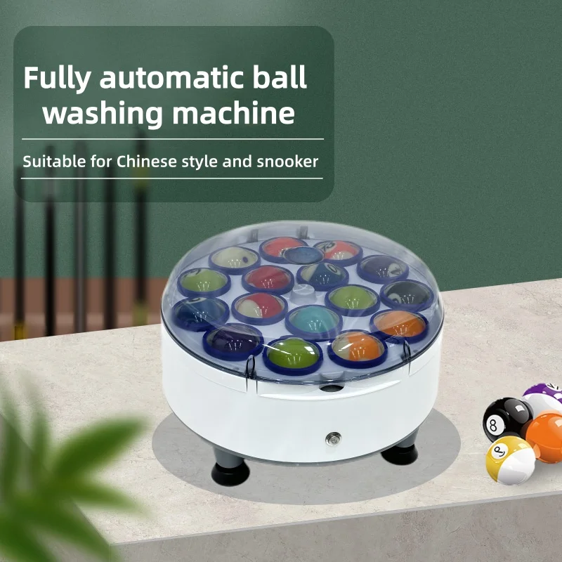 

Автоматическая машина для мойки бильярдных шаров для китайского 16-шарового пула и снукера, 220/110В, оборудование для чистки 16 шаров.