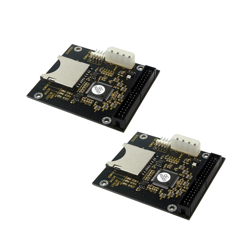 

A19E-2PCS Карта адаптера IDE для SD-картов к 3,5-дюймовому 40-контактному IDE HDD 5V SD-карте памяти к IDE 3,5 дюйма 40-контактному