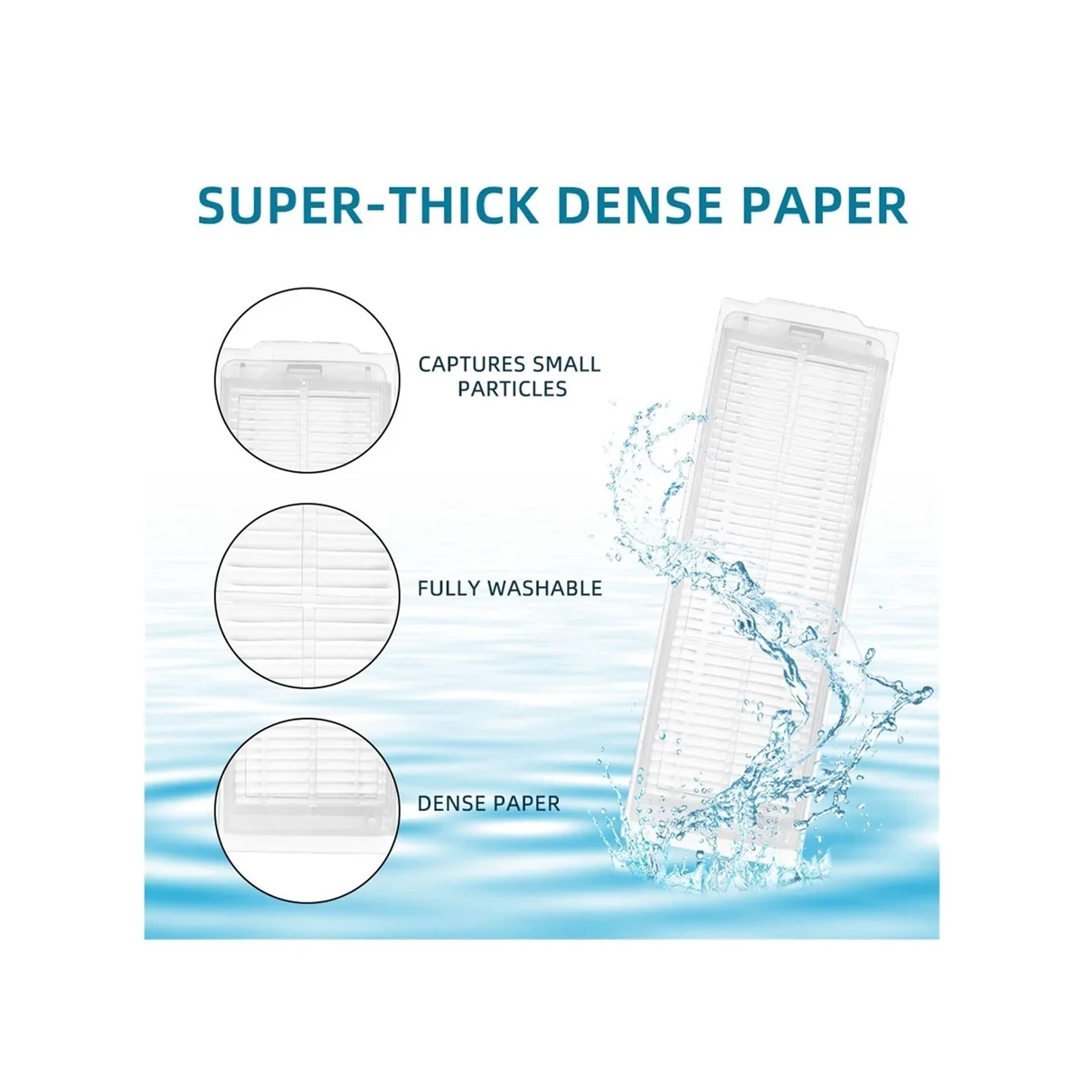 مجموعات الملحقات البديلة لممسحة المكنسة الكهربائية الروبوتية 3C B106CN