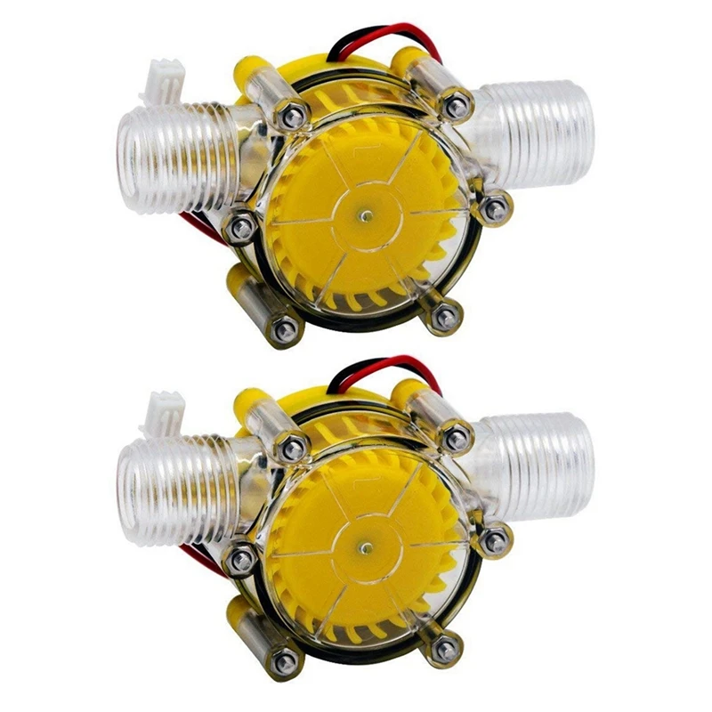 2X 10W Water Flow Pump Mini Hydro Generator Turbine Flow Hydraulic Conversion 5V