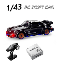 1:43 Scale 911 Four-Wheel Drive Remote Control Car 2.4G with LED Headlights High-Speed Drifting Feature Toy For Boys