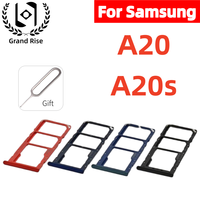For Samsung Galaxy A20 A20S SIM Card Tray Slot Holder Adapter Micro SD Card Chip Drawer Holder
