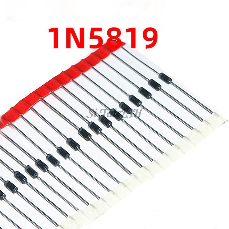 100PCS Schottky Rectifier Diode 1N5817 1N5819 1N5399 1N4937 1N4004 1N4001 1N4007 UF4007 HER107 FR207 FR157 FR107 RL207 DO-41