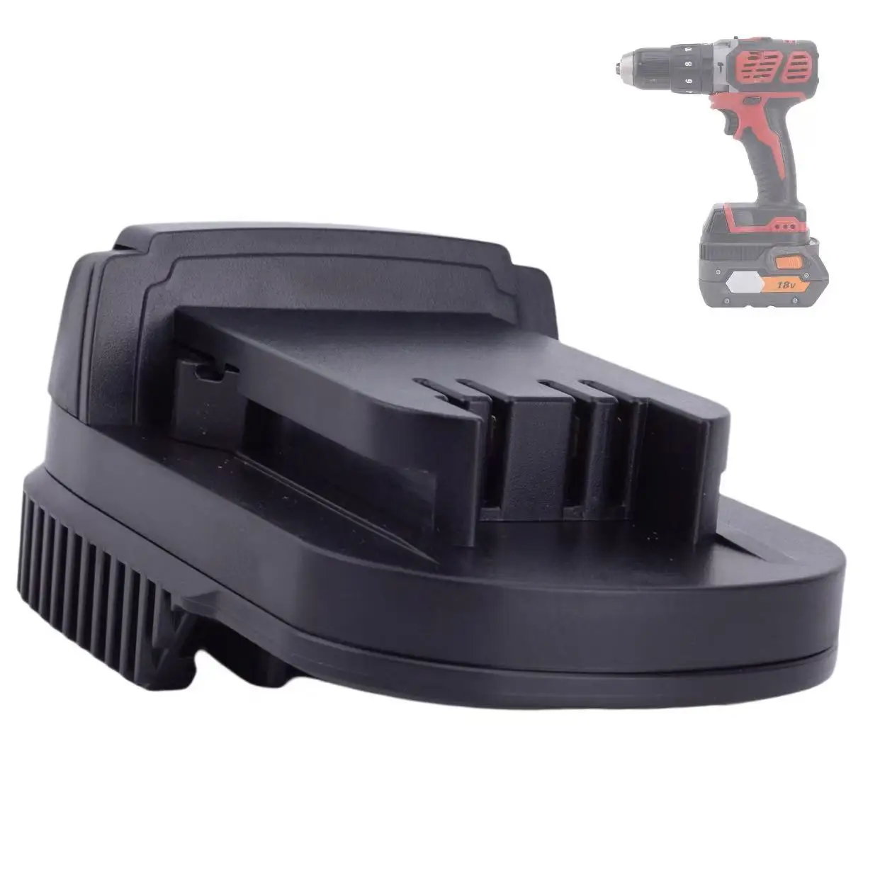 

Batteries Converter Adapt for Ridgid /AEG 18V Li-ion to for Milwaukee 18V Power Tool Converter(Not include tools and battery)