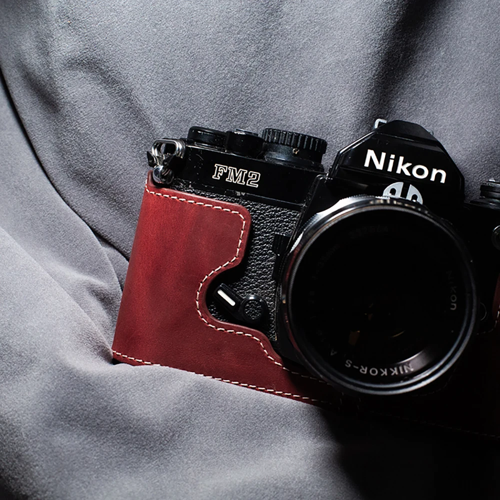 For Nikon FM2 FE2 FM2N FM2 Leather Protective Case For Camera Leather Camera Case Camera Accessories For Photography