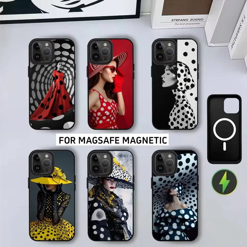 

S-Spotted d-decorative beauty fashion Phone Case For iPhone17,16,15,14,13,12,11 Plus,Pro Magnetic For Magsafe Wireless Charging