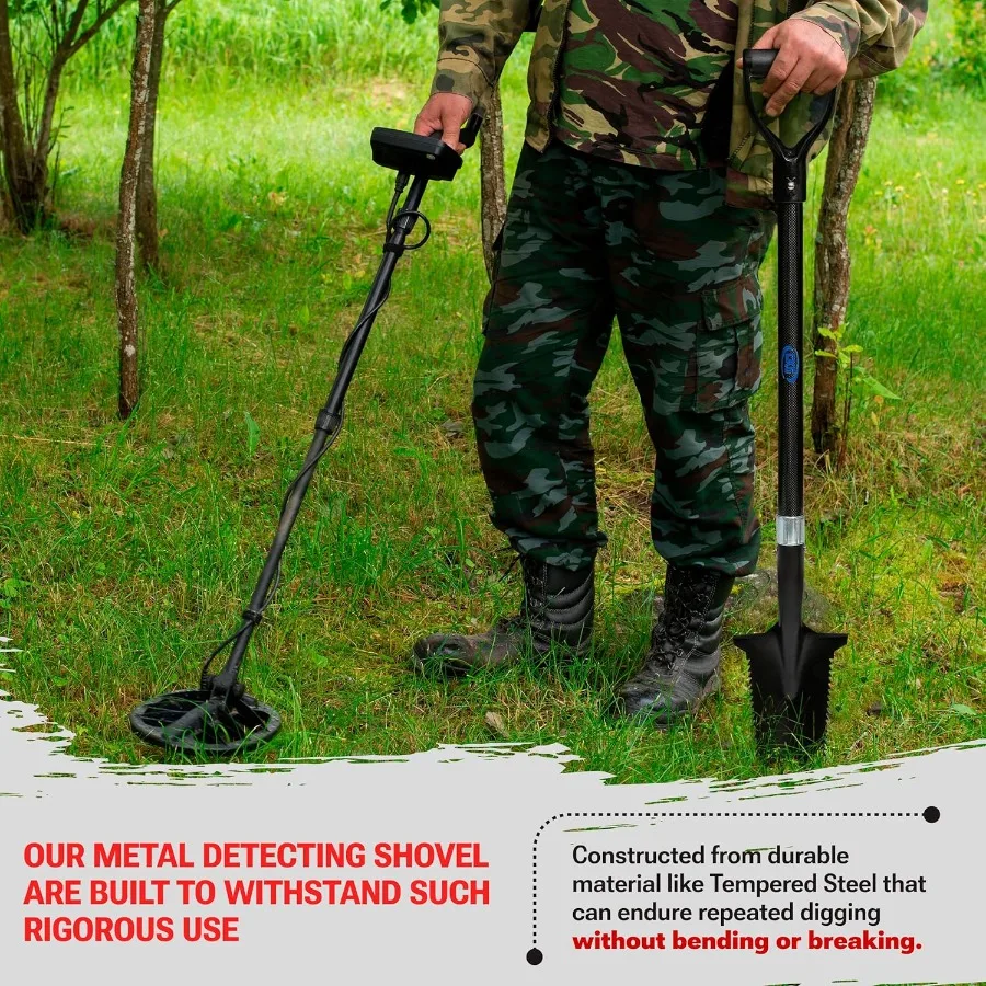 أداة حفر مجرفة للكشف عن المعادن الكربونية مع شفرة مسننة مزدوجة خفيفة الوزن حفار جذر الحديقة بأسمائها الحقيقية الاحترافية