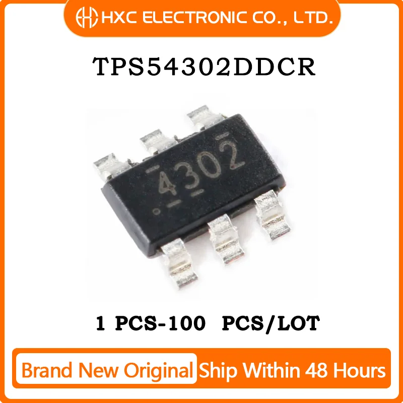 5/10/50/100PCS 100% New TPS54302DDCR TPS54302 54302 4302 sot23-6 IC