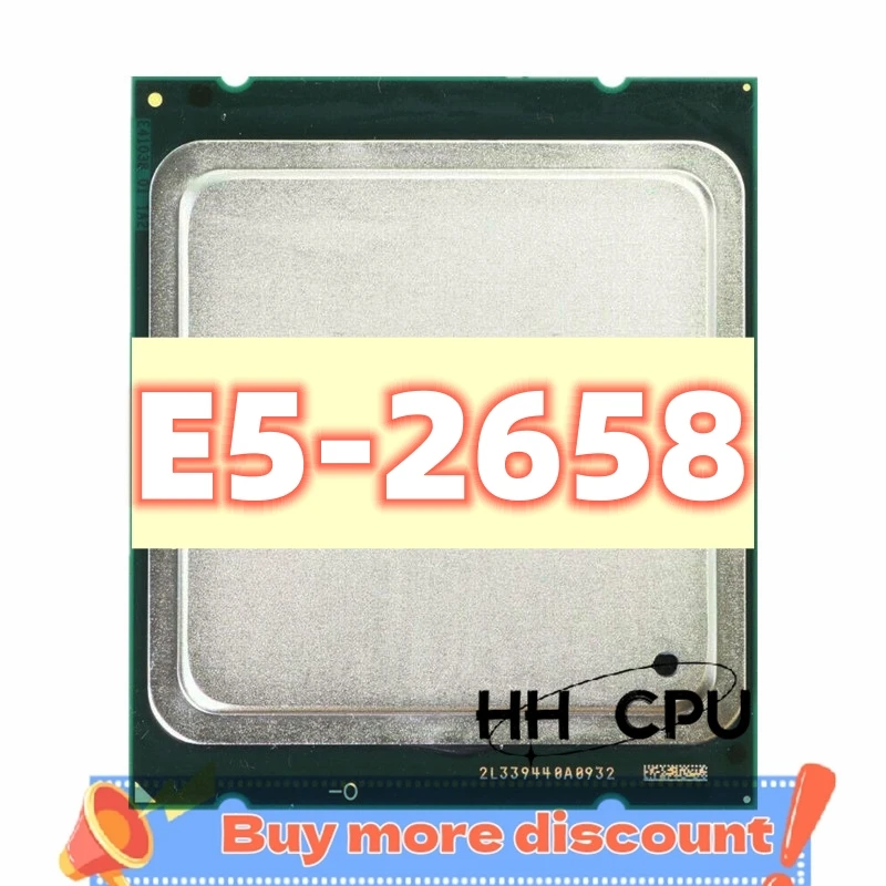 E5-2658 Original Intel Xeon E5 2658 2.1G 8-Cores 20MB DDR3 1333MHz 95W processor cpu free shipping ship out within 1 day