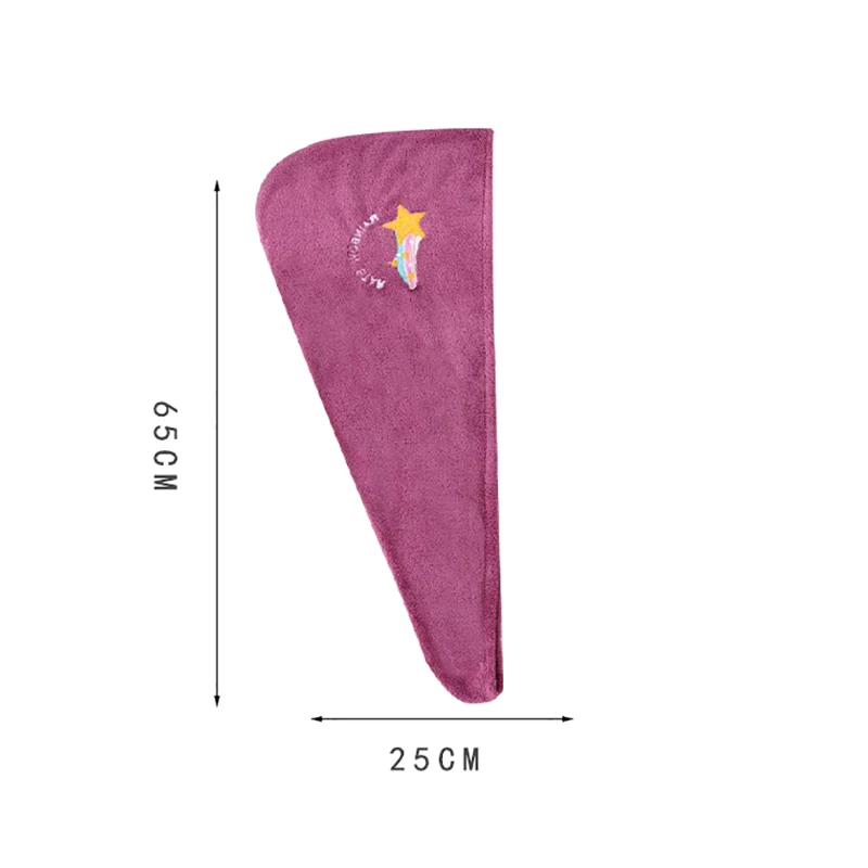 Bonnet de douche en microcarence pour femme, serviette de bain douce, bonnet pour cheveux secs, turban à séchage rapide pour femme, serviette de tête pour fille