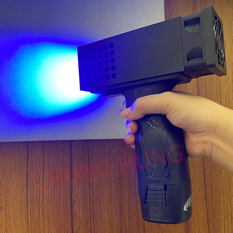 

365nm UV car paint detector rechargeable 80W high-power car paint scratch detection lamp portable car paint detector UV lamp