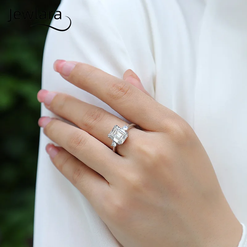 JEWLARA Token Ring S925 Silver Moissanite Closed Ring 2025 New Model