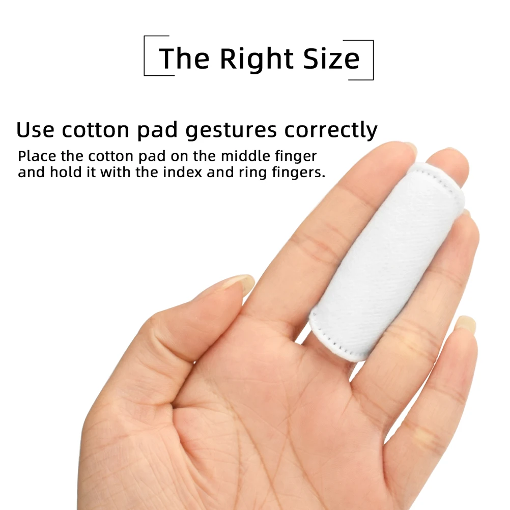 

100pcs Makeup Remover Pads Travel Size Face Cleansing Cotton Rounds Daily Use Pads Household Small Compact Disposable