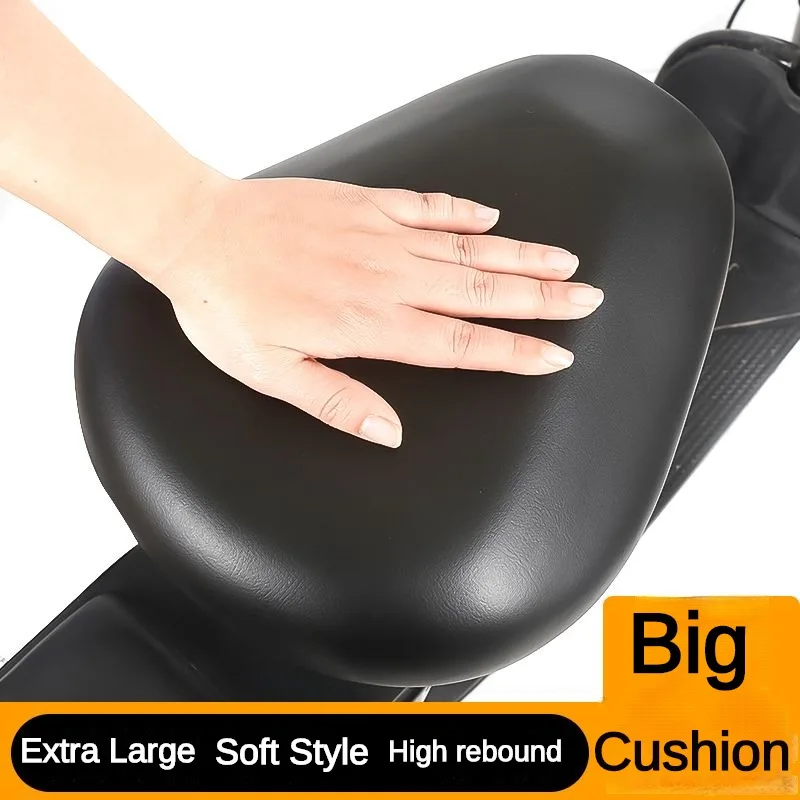 Electric Bicycle Saddle Enlarged Extra Thick Cushion Widened Bicycle Seat Universal 9cm Thick Soft Cushion Mtb Saddle