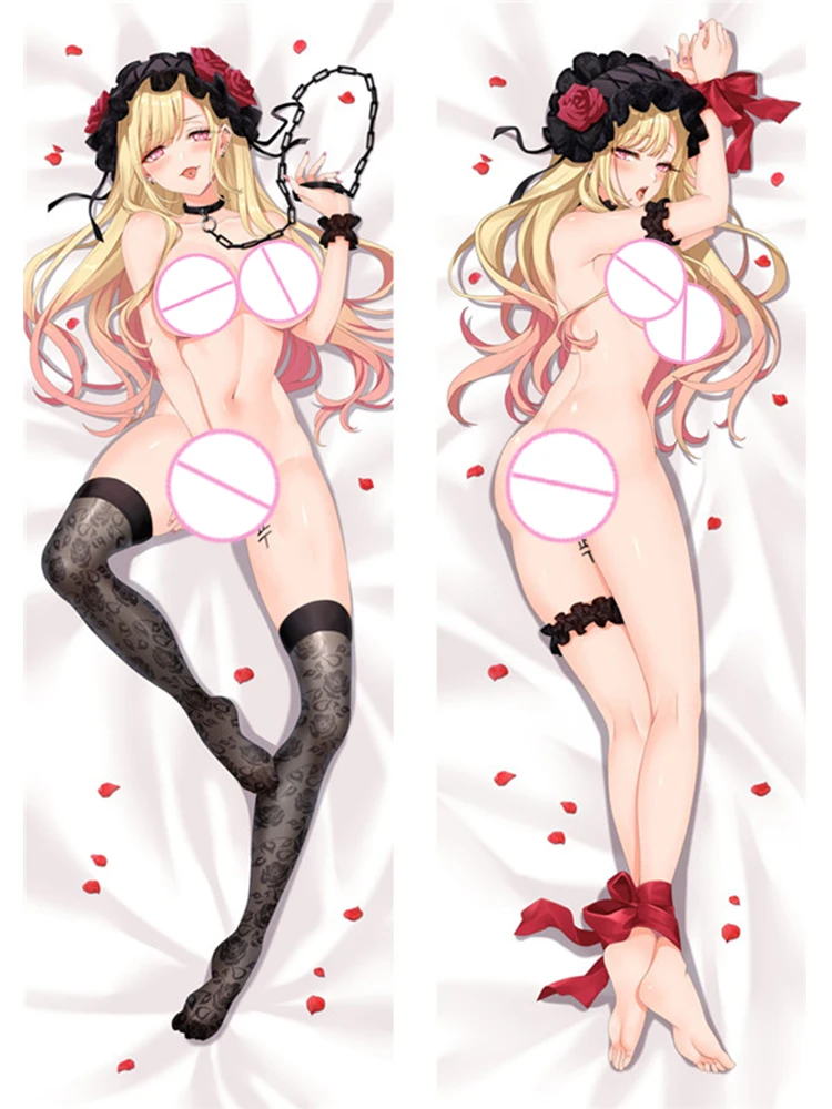 

Anime Dakimakura Pillow Case Fate Sexy and Busty Marin Kitagawa Double-Sided Halloween Decoration