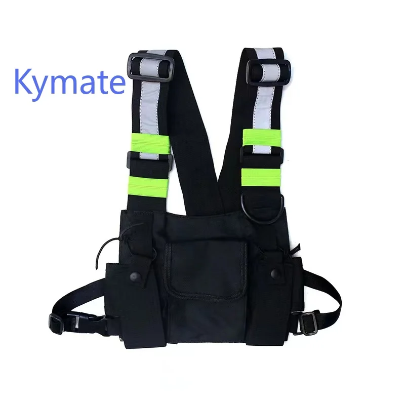 

Radio Harness chest Front Pack Pouch Holster colours Carry bag for Baofeng UV-5R 82 UV-9R BF-888 TYT Walkie Talkie Men Chest Bag