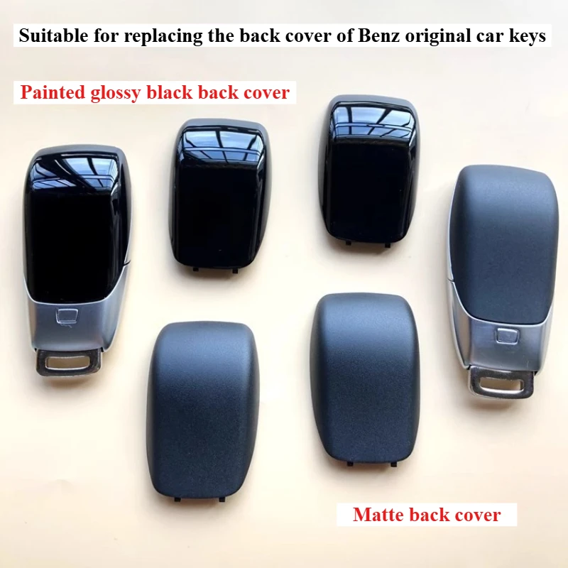 

For Benz New A/E/C/S/G/GLC/GLS/GLE Original Car Key Replacement Paint Frosted Back Cover Shell 1pcs