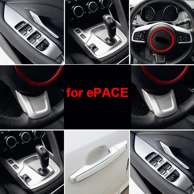 

Для JAGUAR EPACE 2022, аксессуары для интерьера, декоративная рамка рулевого колеса E-PACE