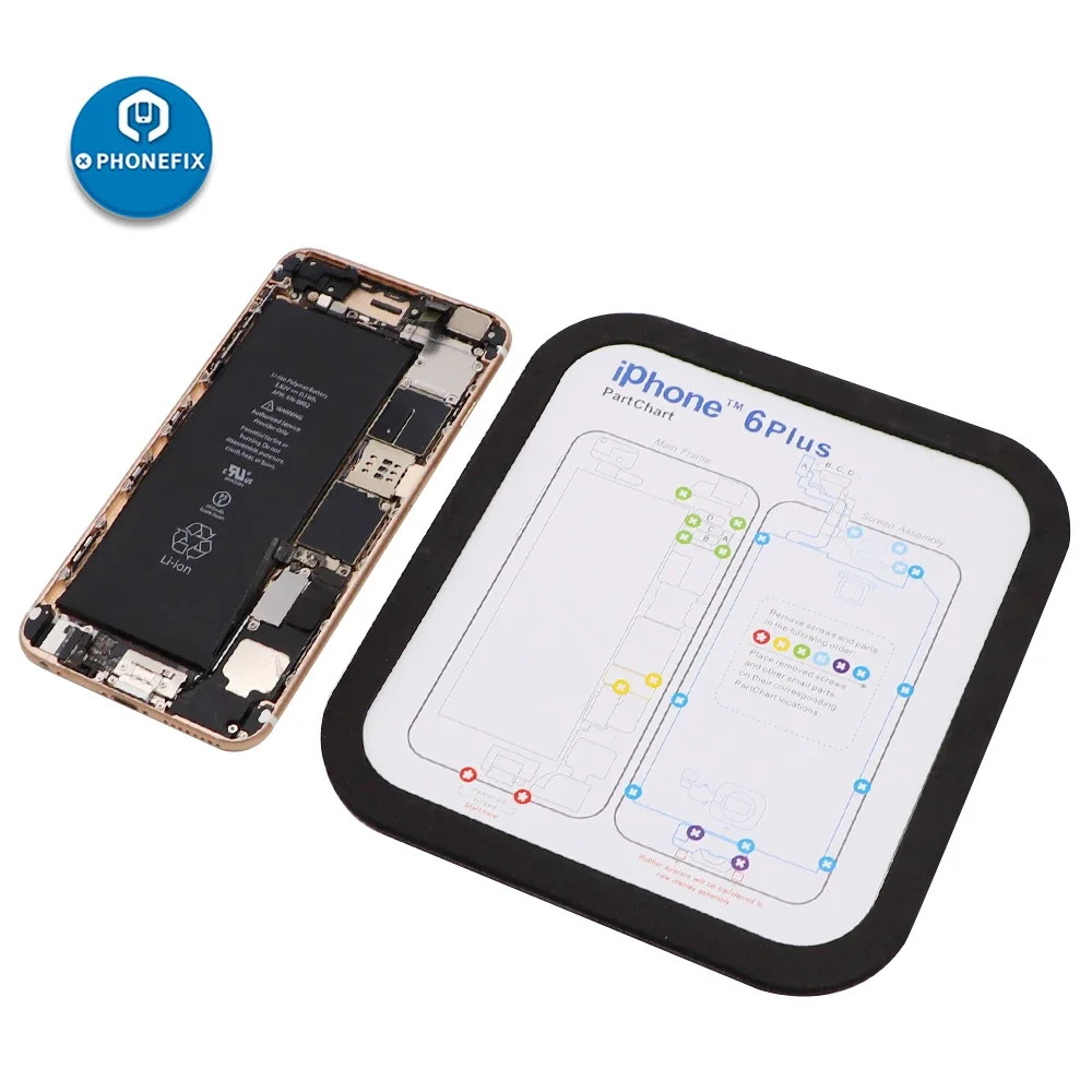 IPhone 6 To 15Promax Maintenance Guide Chart Magnetic Screw Mat Electronics Professional Work Memory Map Platform Repair Tool