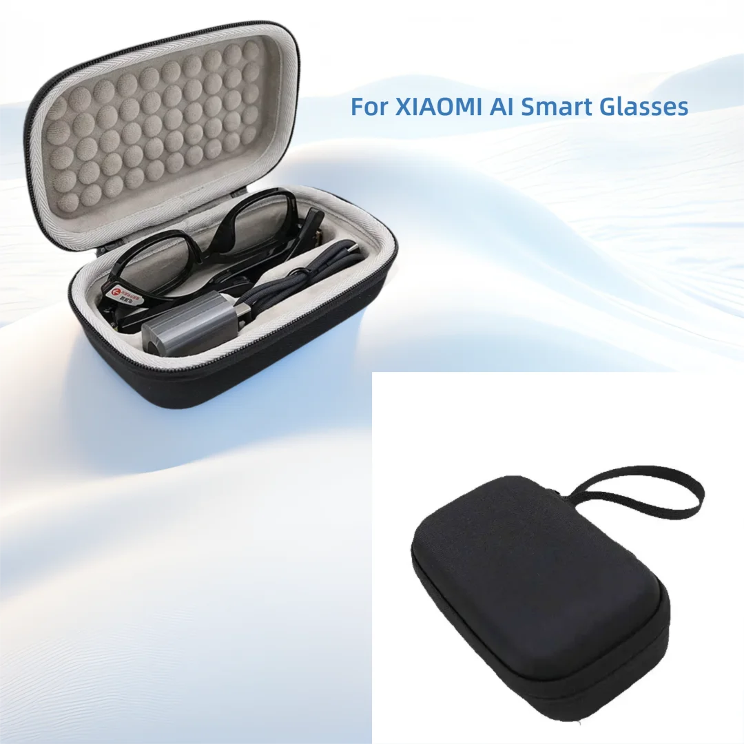 

For Xiaomi AI Smart Glasses Storage Case Bone Conduction Camera Glasses Portable Storage Box Protective Cover for Smart Devices