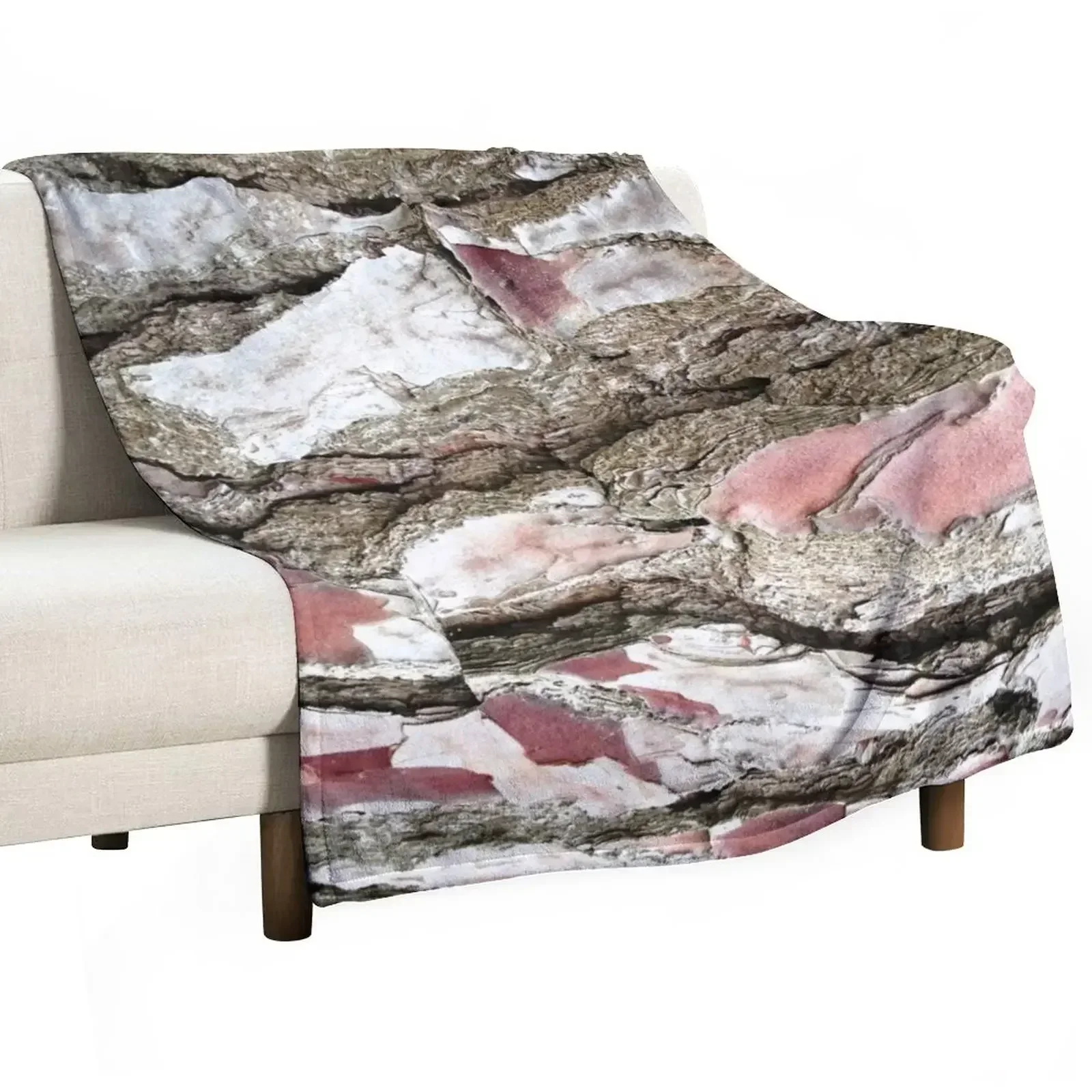 Pine Bark in Brittany Throw Blanket Retros Decorative Sofas Beach Blankets