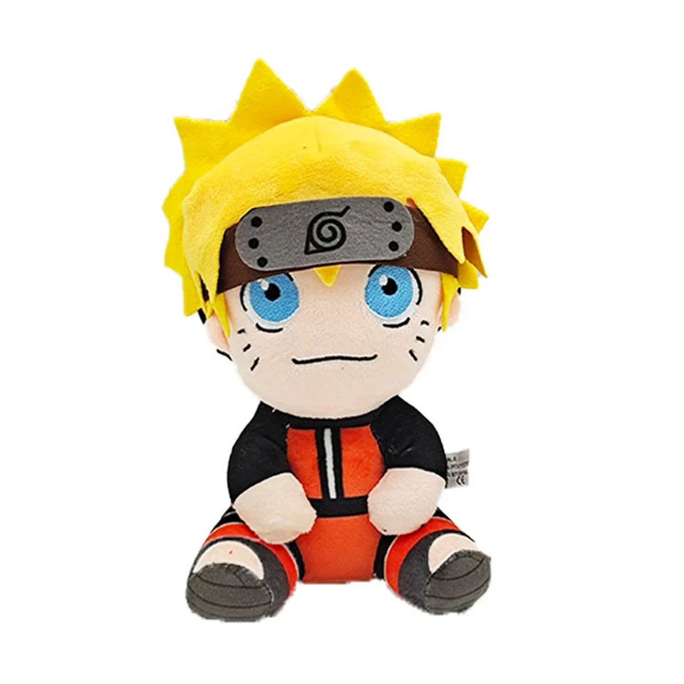 2025 20CM nueva muñeca de peluche de Naruto almohada bonita creativa muñeca de simulación Hokage juguetes de colección de regalo de cumpleaños para niños