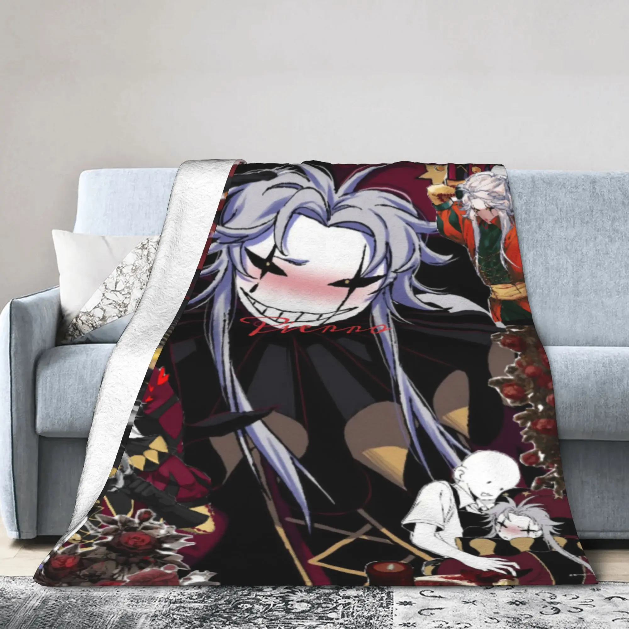 Comfort Pierrots The Freak Circus Blanket Stuff Bedding Decorative  Throw Blanket Warm Fleece for Outdoor