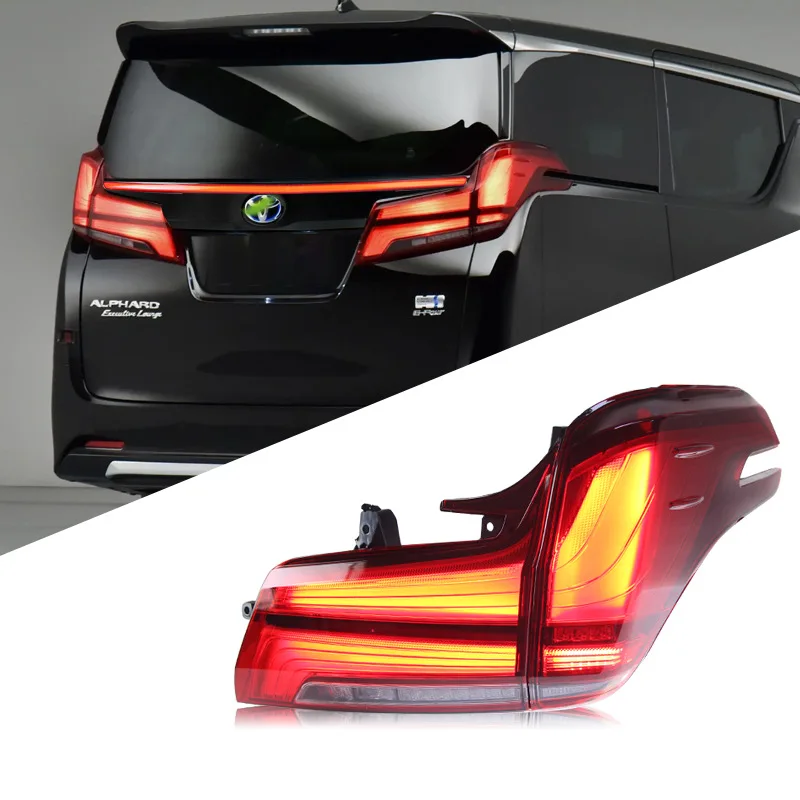 

Car Accessories For Toyota ALPHARD 15-22 Taillight Assembly Retrofitted LED Streamlined Steering ALPHARD LED Taillight
