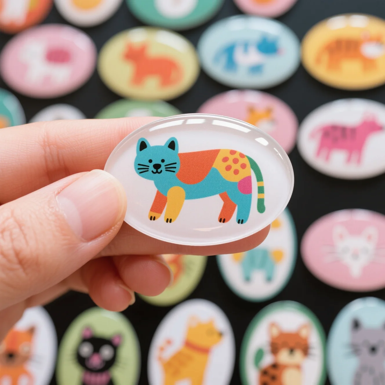 Dome Sticker That Provides A Comfortable Tactile Experience For Users