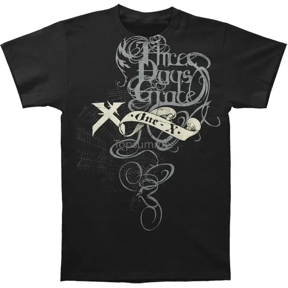 Three Days Grace Men'S Midnight Strangler T Shirt X Large Black