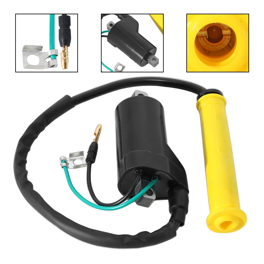 High Voltage Pack Ignition Coil For Honda NX650 Dominator 650 NX500 Dominator 500 XR400R TRX400 TRX400X OEM:30700-KCZ-000 view 3
