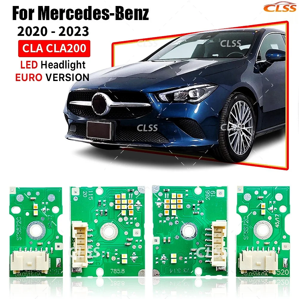 

White DRL LED Boards Daylight For Mercedes-Benz CLA CLA200 CLA250 2020-2024 Car Headlight Daytime Running Light Chips Module