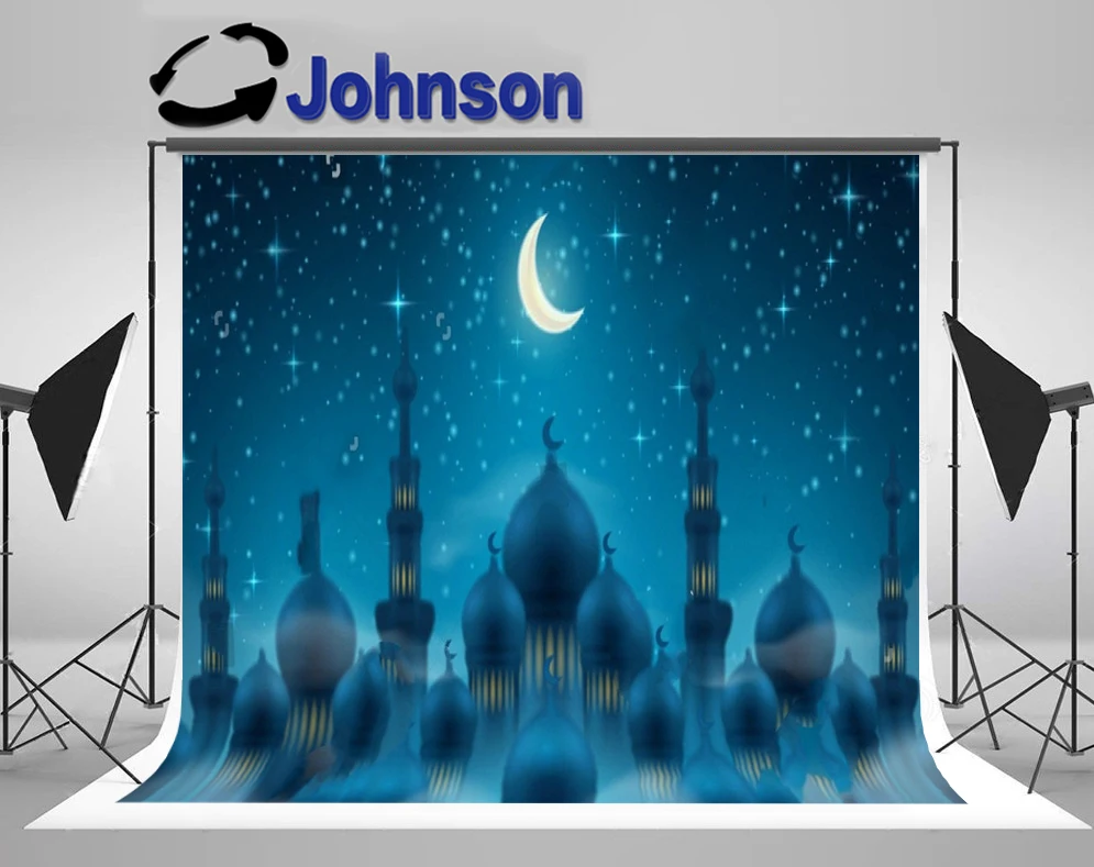 

JOHNSON JOHNSON Arabian Arab Nights Town Arabic City Church Eid Mubarak Ramadan Poster backdrop Computer print party background