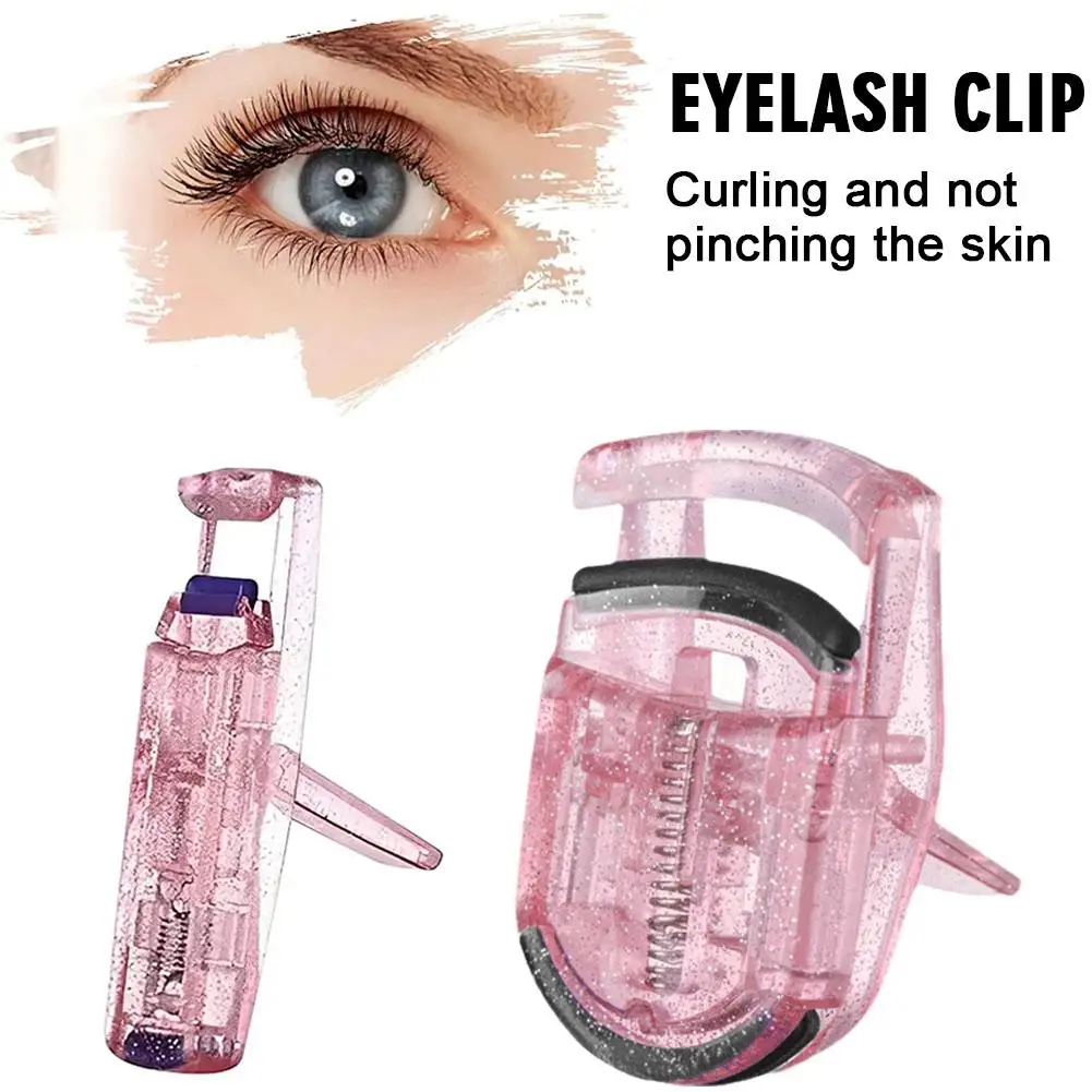 False Eyelashes Auxiliary Eyelash Curling Clip Beauty Cosmetic Make Up Tools Mini Eyelash Curler Professional Multicolor Folding