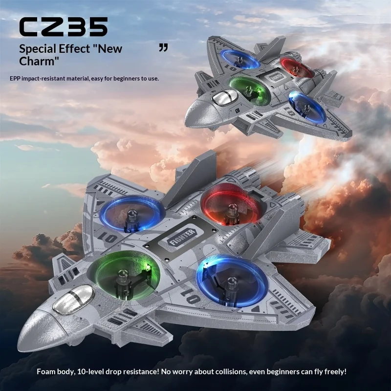 Hot Sale RC Drone Airplane Long Flight Time Altitude Hold Crash Resistant Foam Quadcopter Flying Toy for Kids Beginners Gift