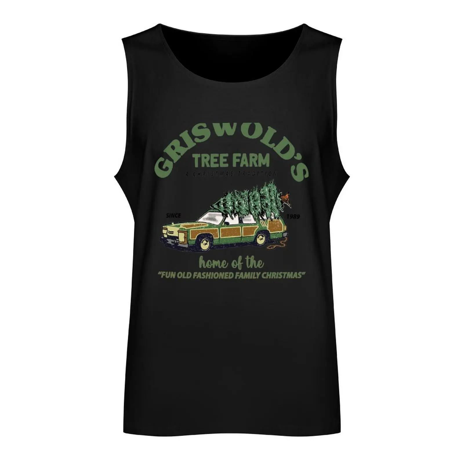 Griswold's Tree Farm Family Christmas Desde 1989 Tank Top T-shirt male Male vest summer 2025 bodybuilding man