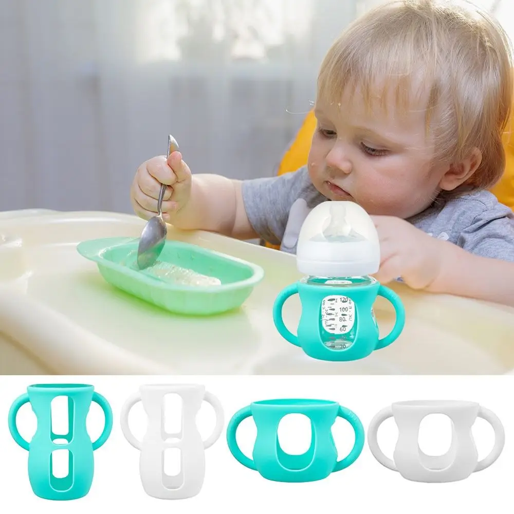 مع مقبض أكمام سيليكون سهلة الإمساك أكمام زجاجة متينة 120/240 مل أكمام واقية مضادة للكسر لفيليب أفنت #2