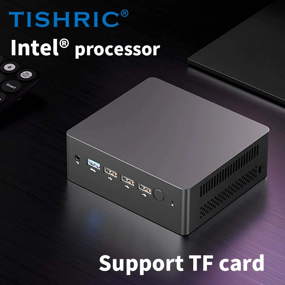 الجيل الثاني عشر N100 المضيف الصغير DDR5 الذاكرة كمبيوتر صغير 4K ثنائي الشاشة إخراج سطح المكتب الصغير الصناعية الصف كمبيوتر صغير المنزل