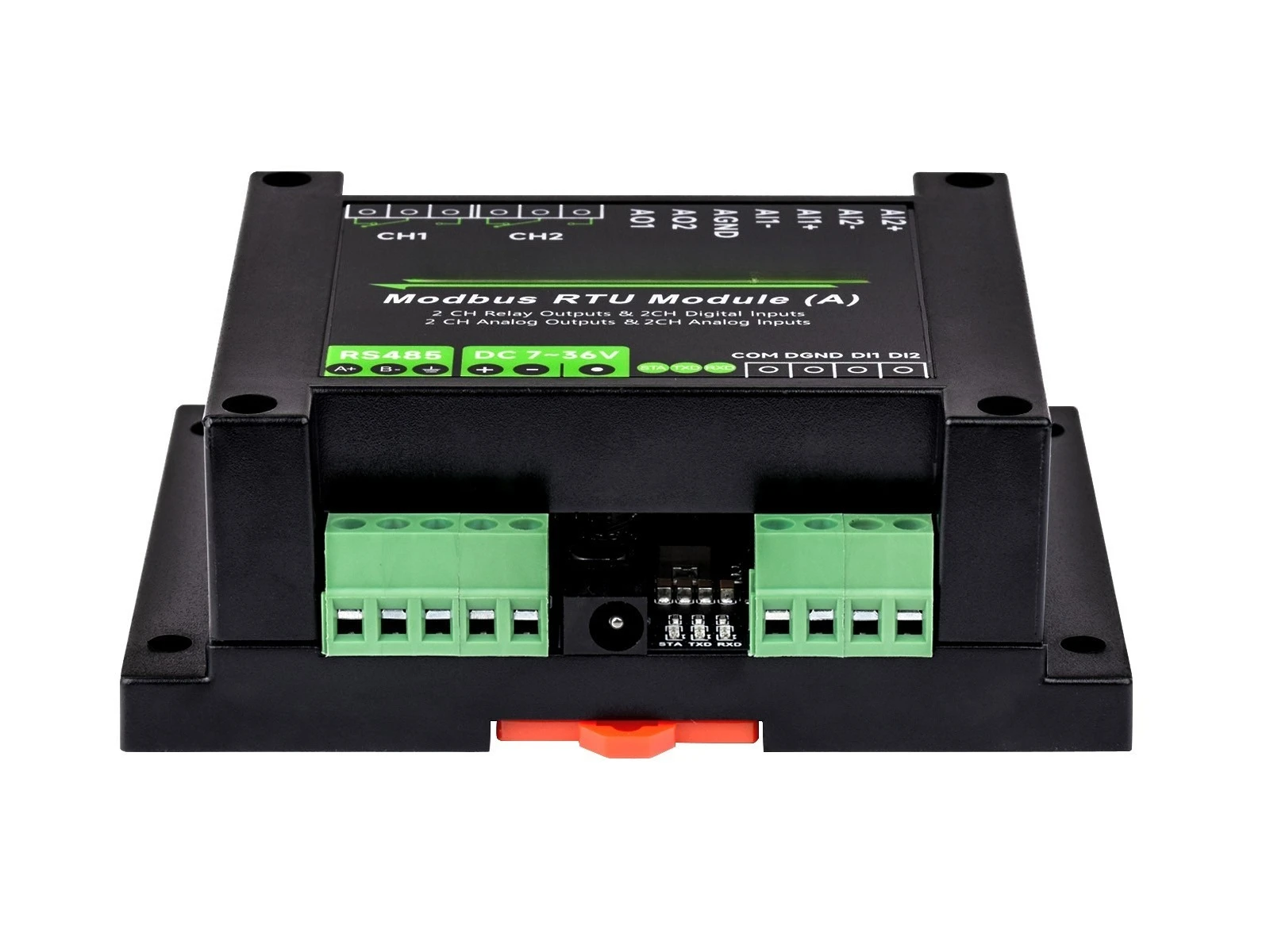 For   Industrial Modbus RTU Mixed Input And Output Module, DC 7V ~ 36V