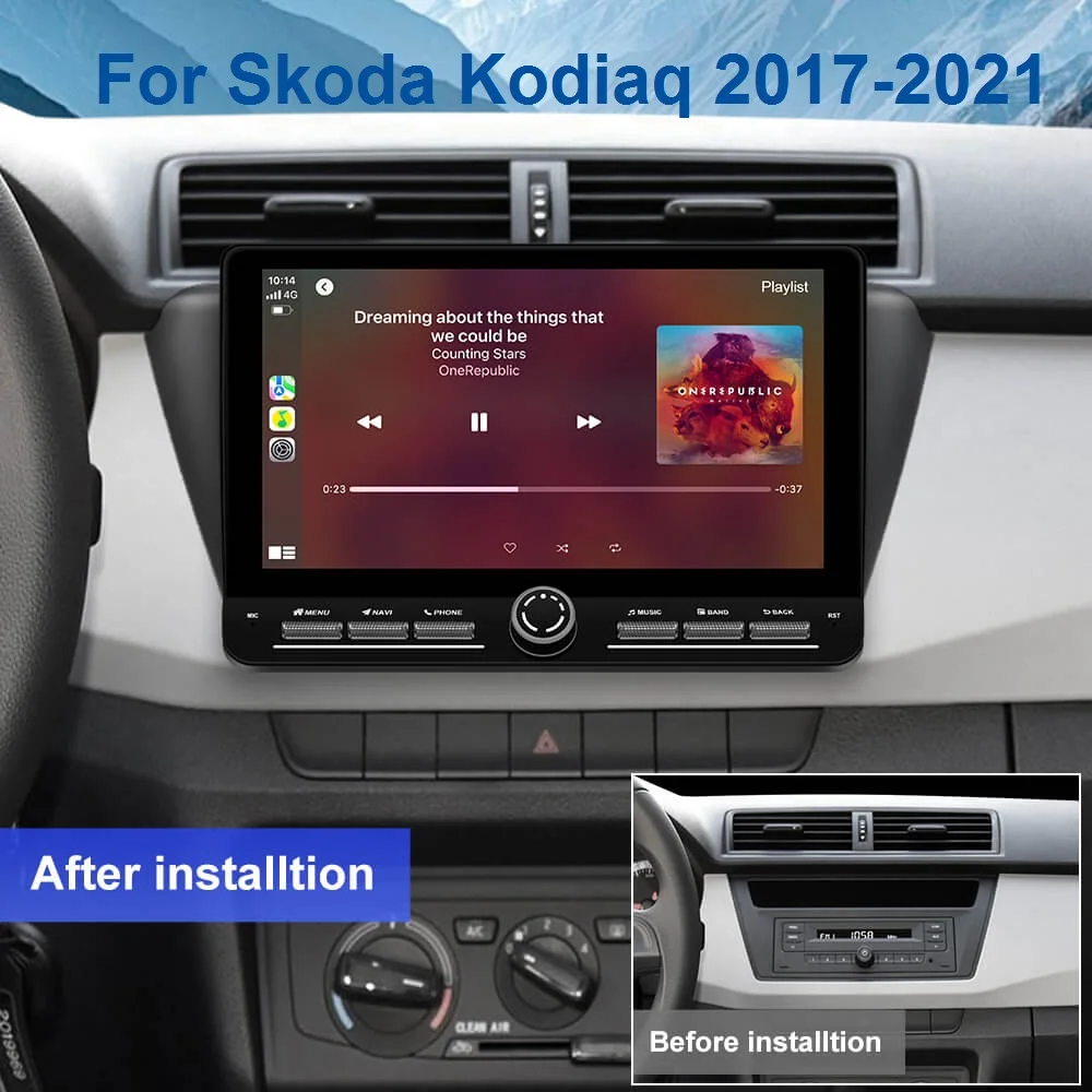 

Isudar UIS7865 Android14 Car Radio Player Multimedia 8 Core GPS for Skoda Kodiaq 2017-2021 Auto Stereo 2din Carplay Android Auto