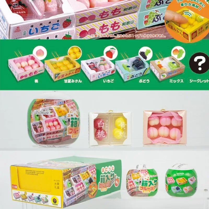 J-DREAM kapsułka Gashapon zabawka seria owocowa brelok miniaturowa dekoracja symulacyjna akcesoria do majsterkowania